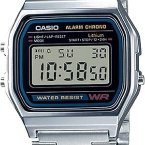 Casio A158WA Series | Unisex Digital Watch | Vintage | WR | 100 SEC Stop Watch